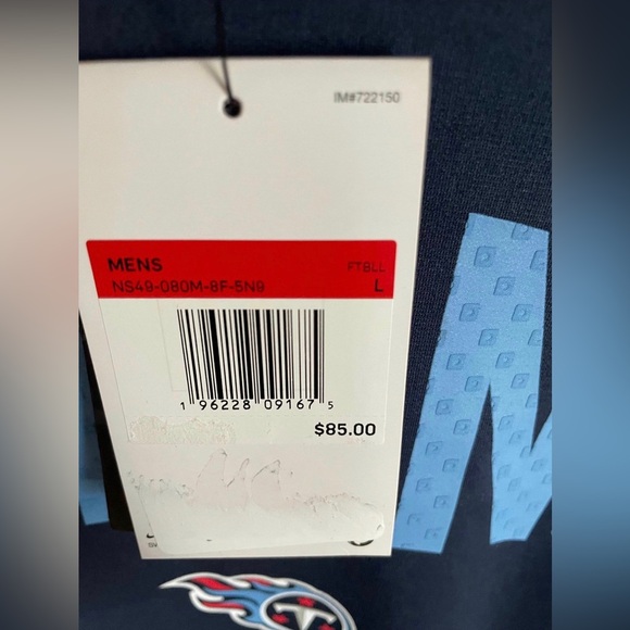 Tennessee Titans Nike men’s NFL sideline hoody L - Picture 3 of 4